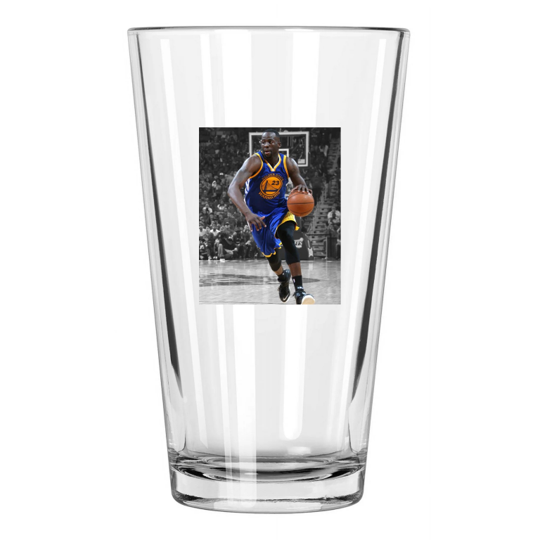Golden State Warriors Draymond Green Photo Spotlight Pint Beer Drinking Glass