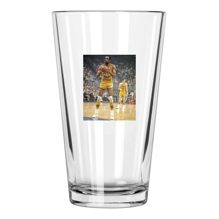 Golden State Warriors Nate Thurmond Photo Hof 85 Pint Beer Drinking Glass