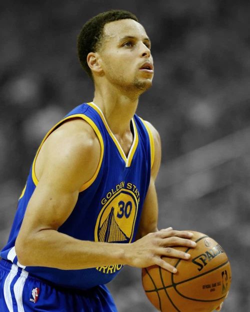 Golden State Warriors Stephen Curry Glossy Keychain Spotlight Keychain 1