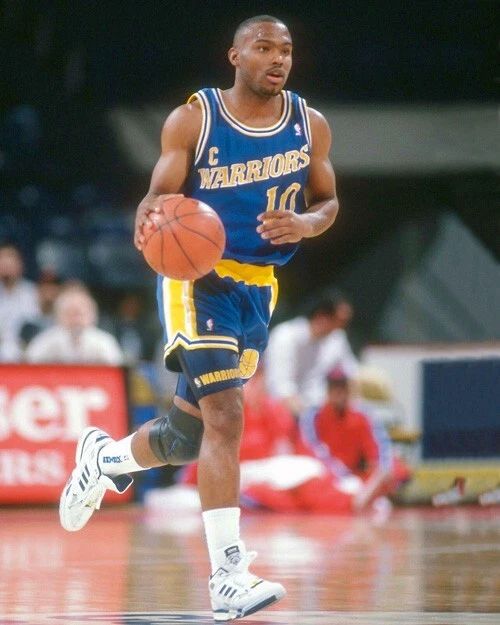 Golden State Warriors Tim Hardaway Glossy Keychain Basketball Print