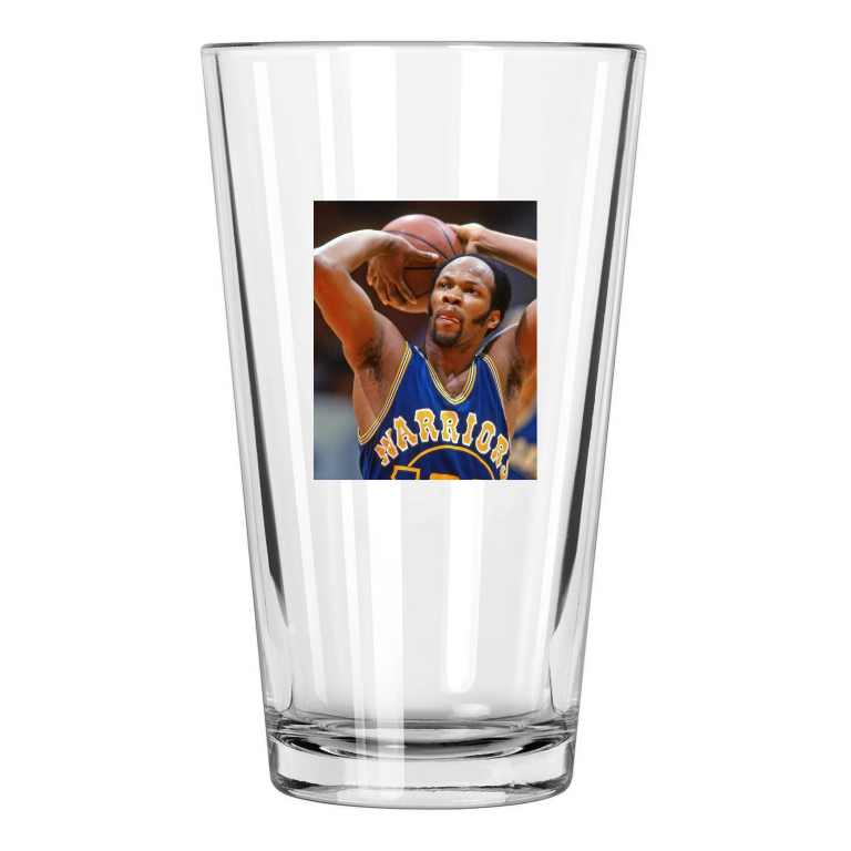 Golden State Warriors World B. Free Photo Basketball Pint Beer Drinking Glass