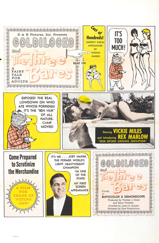 Goldilocks And The Three Bares 01 Movie Magnet