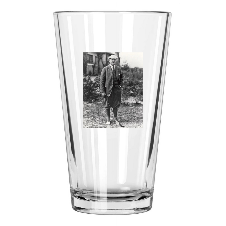 Golf Course Architect Donald Ross Designer Hof 77 1 Pint Beer Drinking Glass