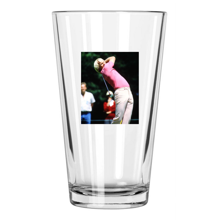 Golf Legend Greg Norman Photo The Shark Masters Us Open Pint Beer Drinking Glass