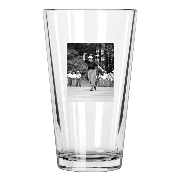 Golf Legend Patty Berg Photo Professional Golfer Pint Beer Drinking Glass