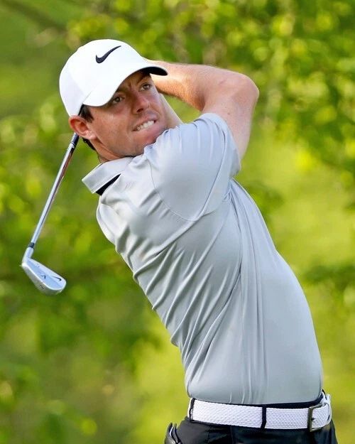 PGA Superstar Rory Mcilroy Glossy Photo Golfer Print Swing Poster