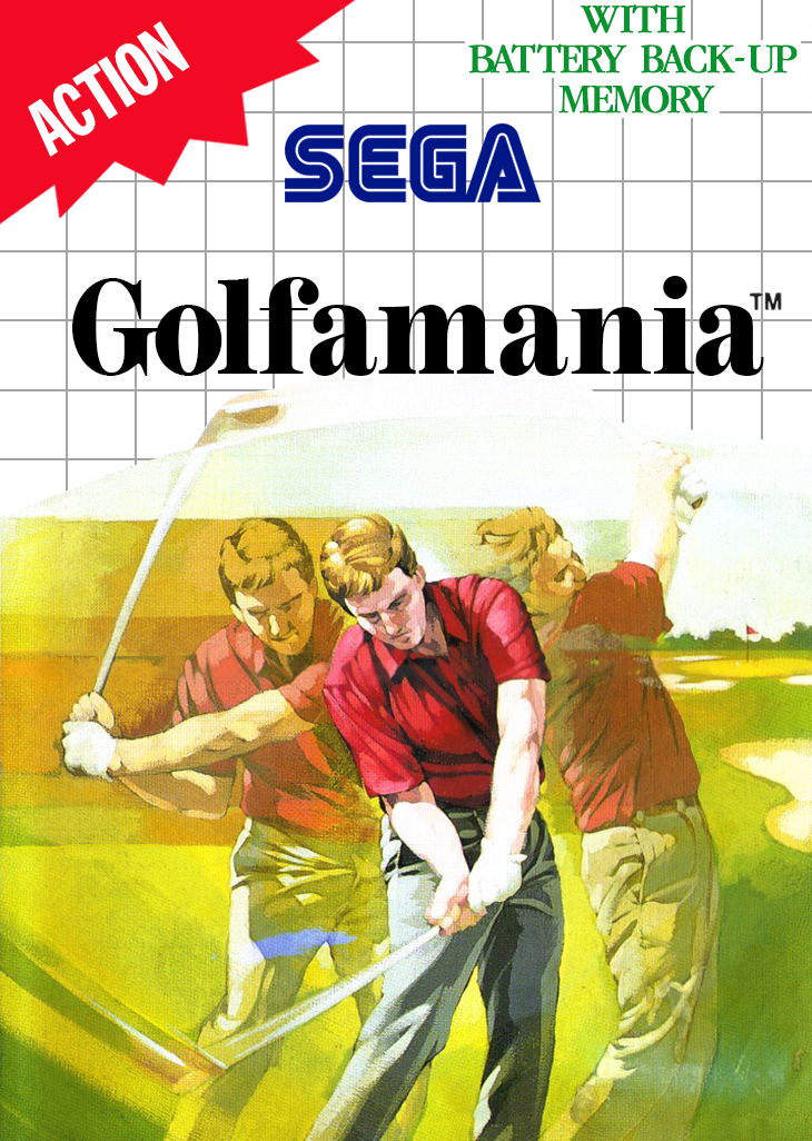 Golfamania Sega Master System Keychain