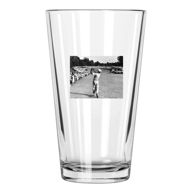 Golfer Ben Hogan Photo 1950 Us Open Famous 1 Iron Pint Beer Drinking Glass