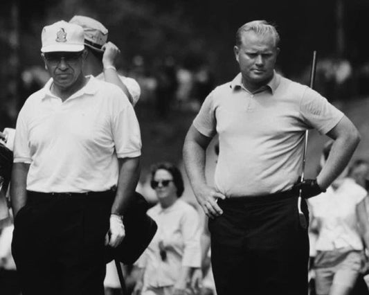 Golfers Vince Lombardi & Jack Nicklaus Glossy Photo PGA Print Poster
