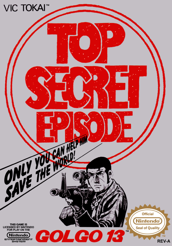 Golgo 13 Top Secret Episode (Usa) Nes Keychain