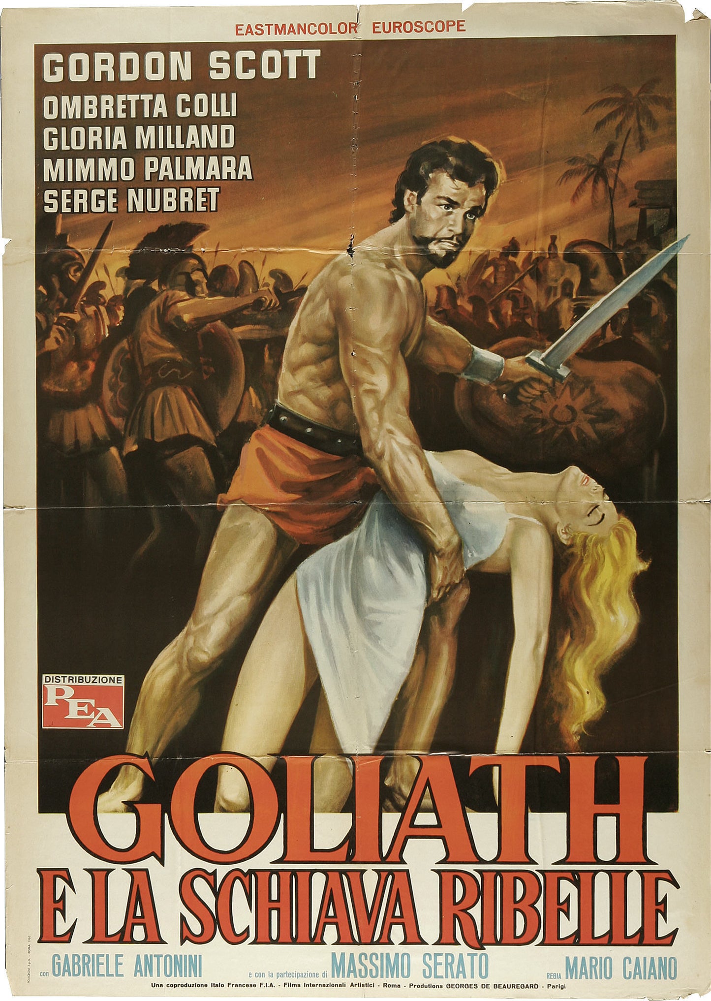 Goliath And Rebel Slave 01 Movie Magnet