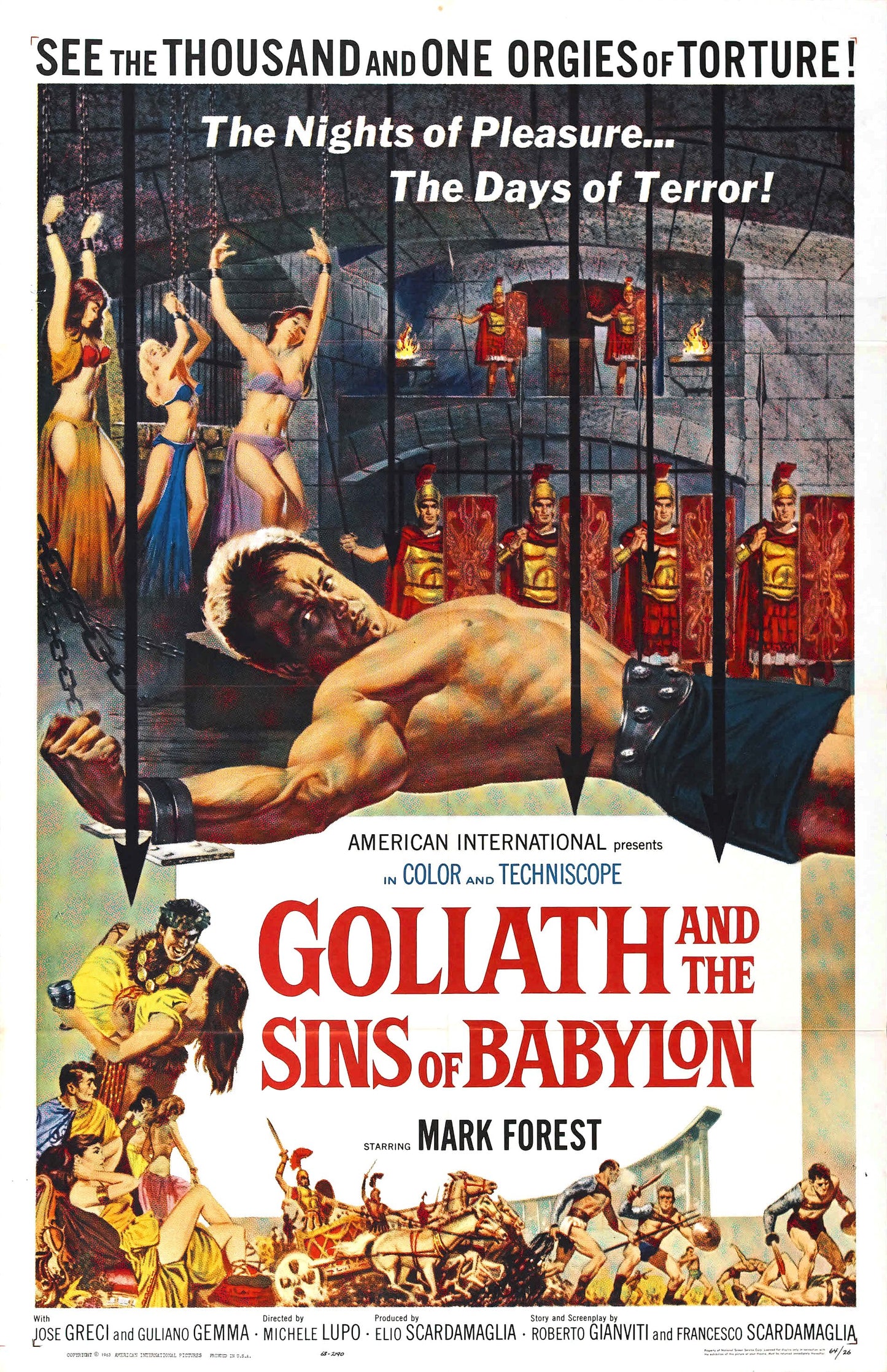 Goliath And Sins Of Babylon 01 Movie Keychain