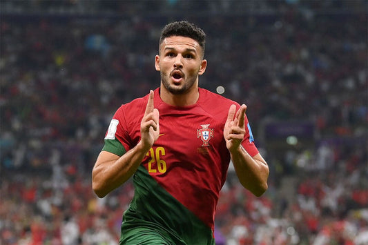 Goncalo Ramos Celebration Portugal World Cup Sport Jigsaw Puzzle