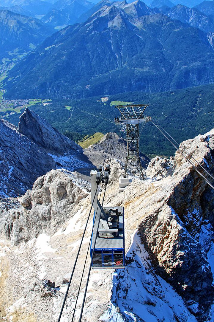 Gondola On Schilthorn Mountain Print Painting Jigsaw Puzzle