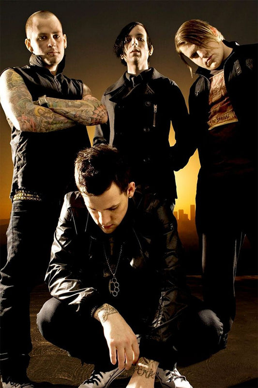 Good Charlotte Group Pose Musicians Picture Jigsaw Puzzle