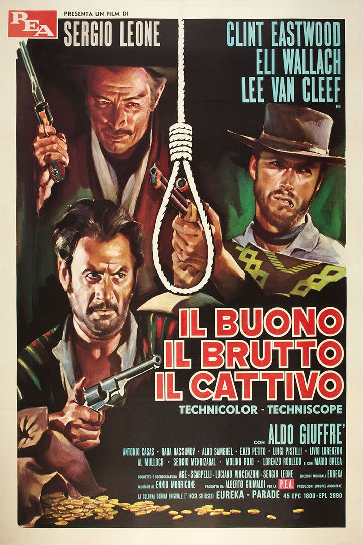 Good The Bad And The Ugly Movie Action Western Jigsaw Puzzle