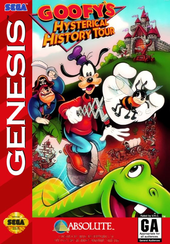 Goofy S Hysterical History Tour (Usa) Genesis Print Poster