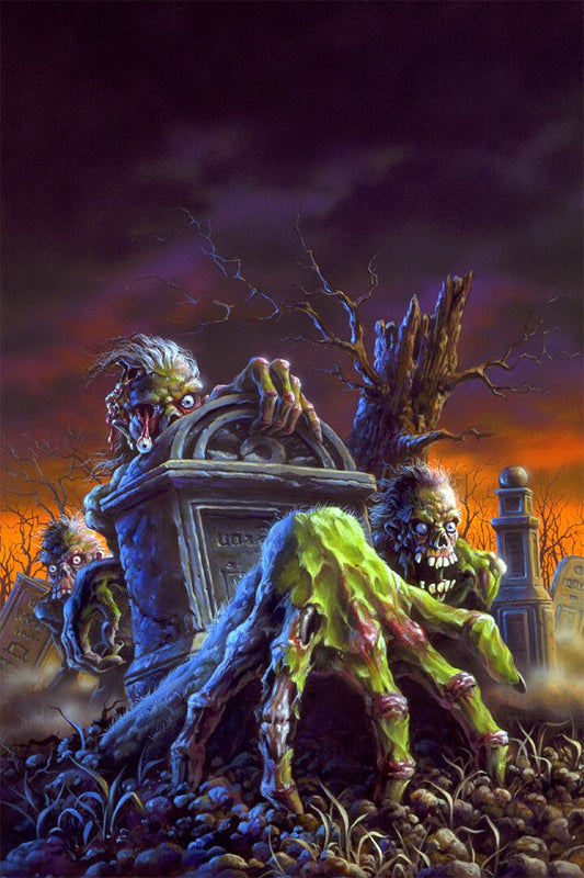 Goosebumps Attack Of The Graveyard Ghouls Decor Wall Art Jigsaw Puzzle