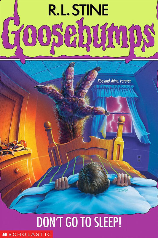 Goosebumps Dont Go To Sleep Cover Art Print Decor Jigsaw Puzzle