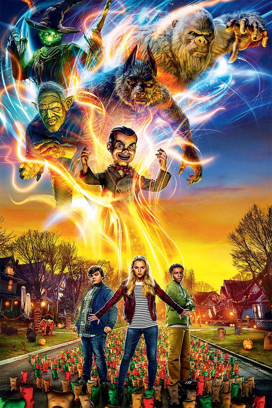 Goosebumps Headless Halloween Horror Series Decor Wall Art Jigsaw Puzzle