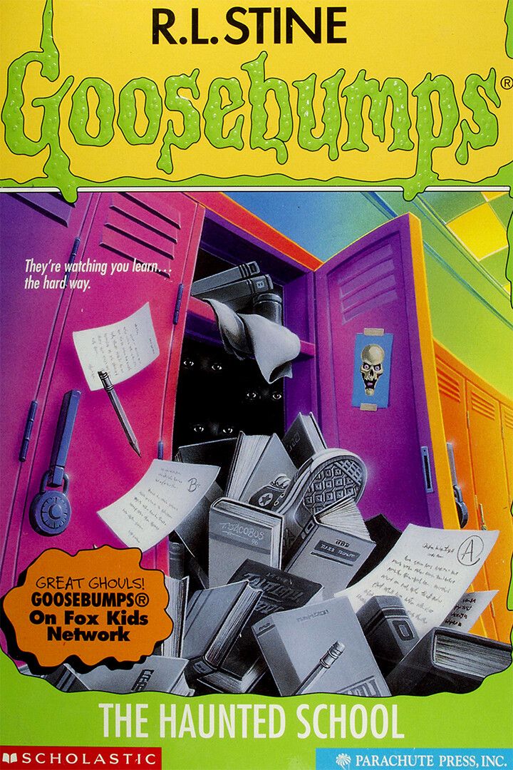 Goosebumps The Haunted School Book Cover Art Print Decor Jigsaw Puzzle