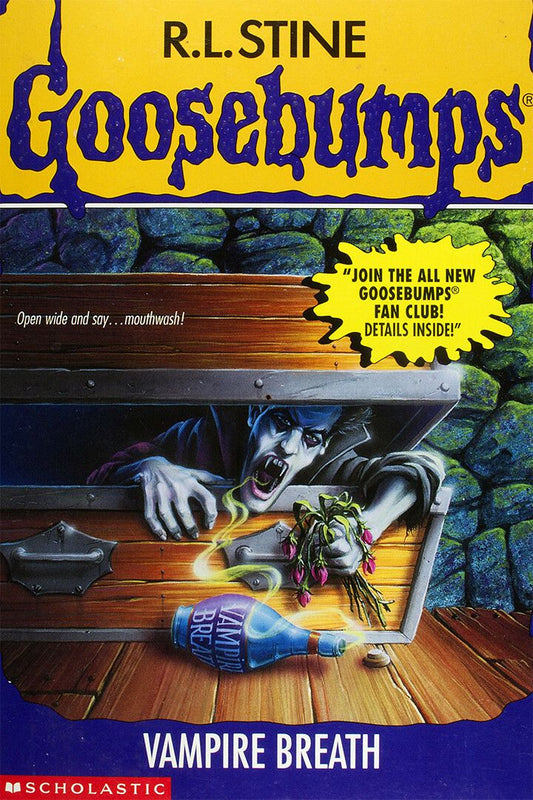 Goosebumps Vampire Breath Book Cover Art Print Decor Jigsaw Puzzle