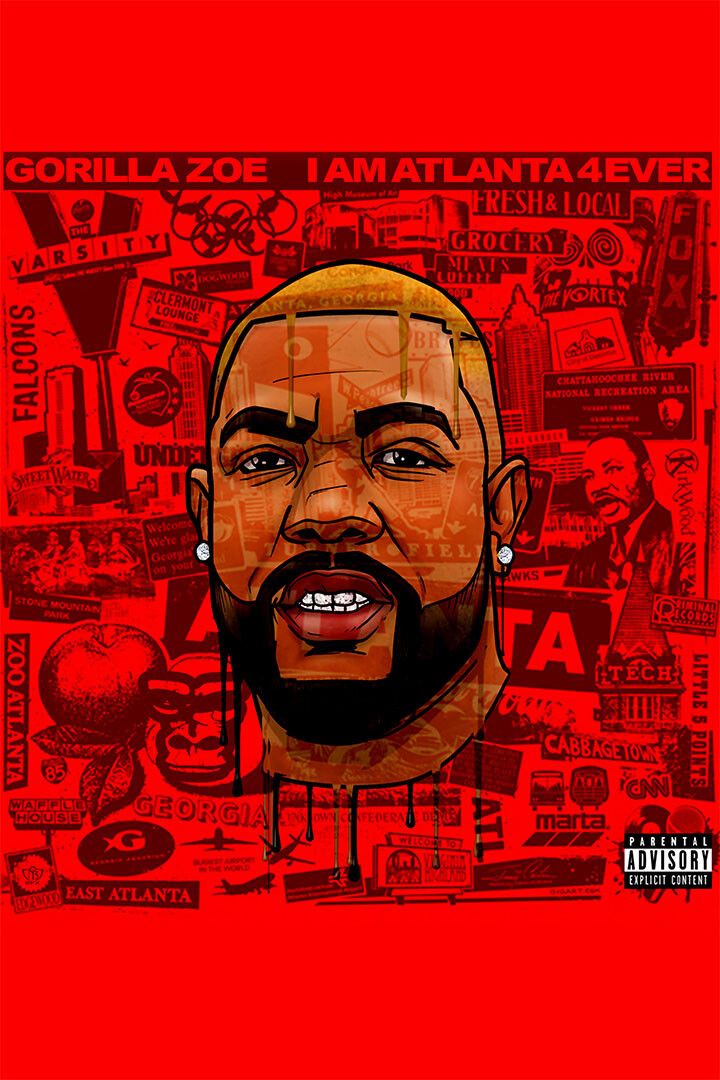 Gorilla Zoe I Am Atlanta 4 Ever Music Album Keychain