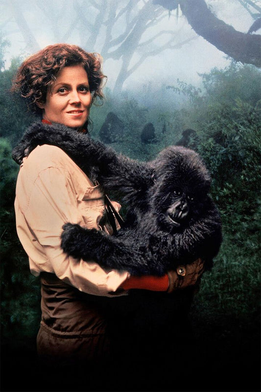 Gorillas In The Mist Vintage Classic Movie Jigsaw Puzzle