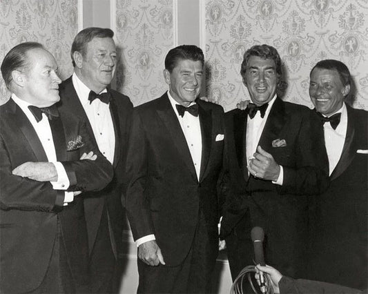 Governor Ronald Reagan Benefit Dinner Glossy Magnet Frank Sinatra John Wayne 2