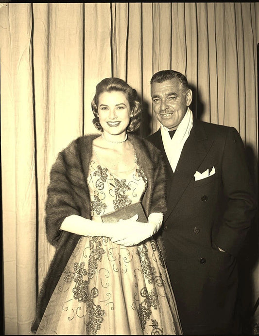 Grace Kelly And Clark Gable At The 1955 Oscars Classic Picture Magnet 8.5 X11