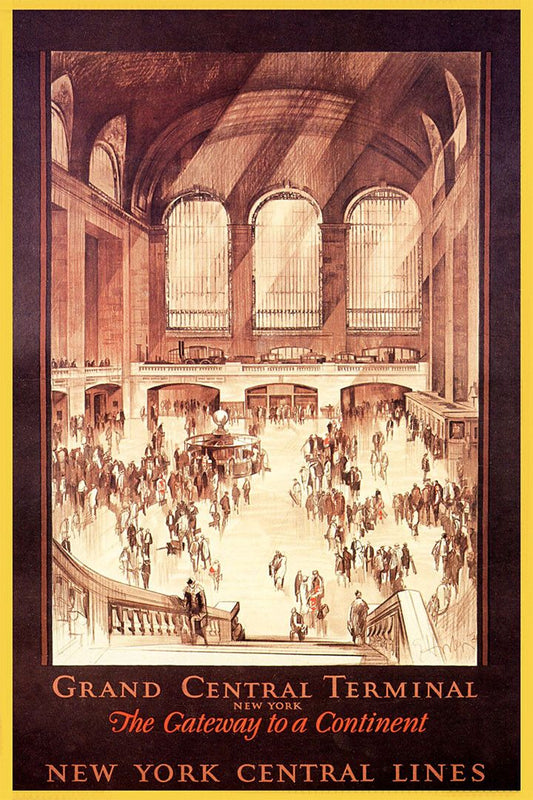Grand Central Station 1920S Vintage Ny Railroad Travel Jigsaw Puzzle
