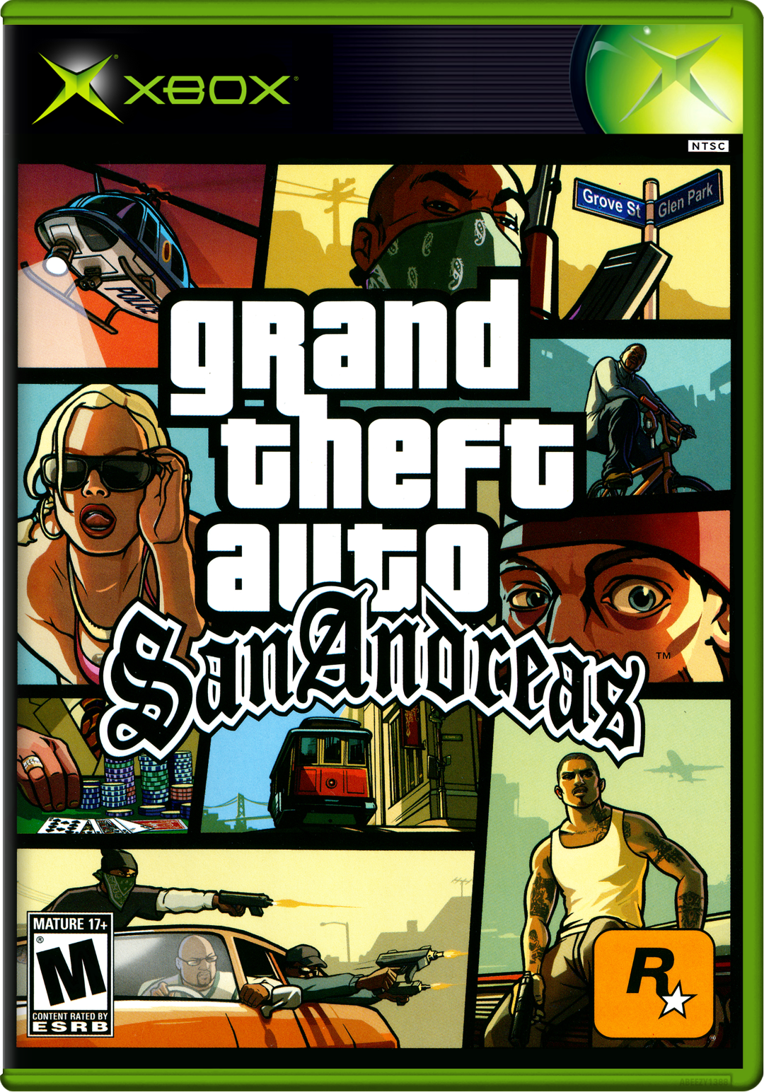 Grand Theft Auto San Andreas Xbox Print Poster