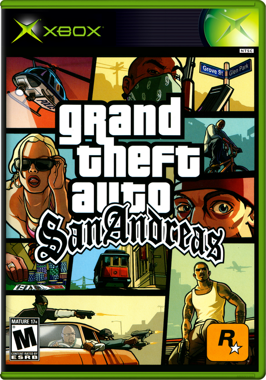 Grand Theft Auto San Andreas Xbox Print Poster
