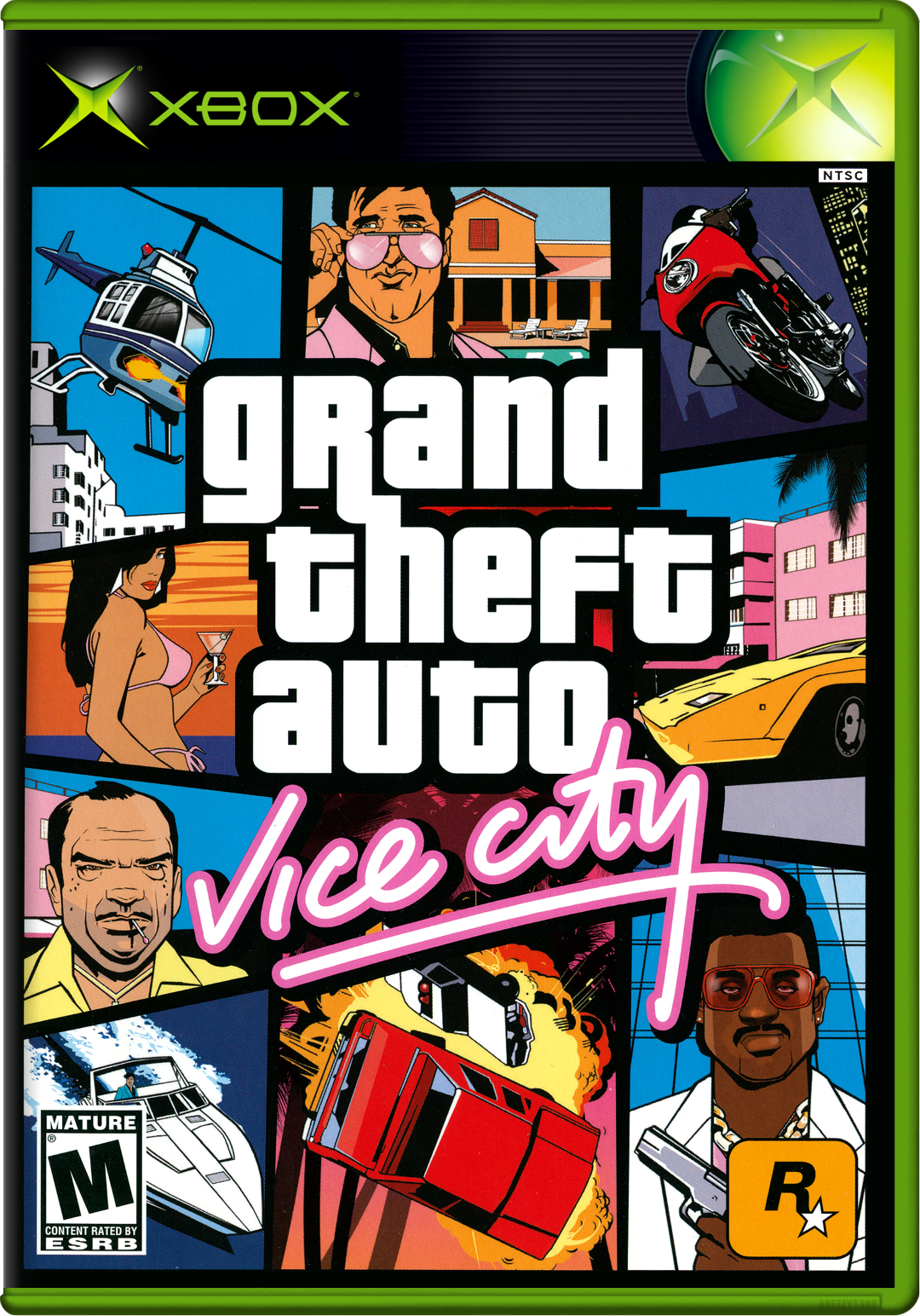Grand Theft Auto Vice City Xbox Print Poster