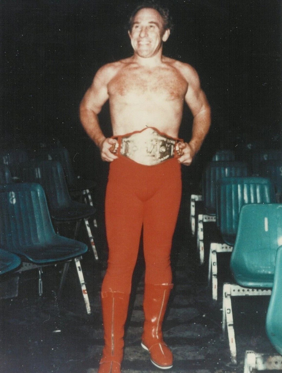 Grappling Legend Judo Gene Lebell Champion Belt Publicity Picture Photo