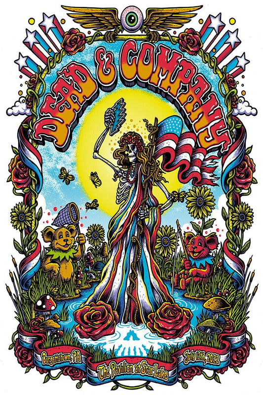 Grateful Dead Pavilion At Star Lake Pennsylvania 2022 Jigsaw Puzzle