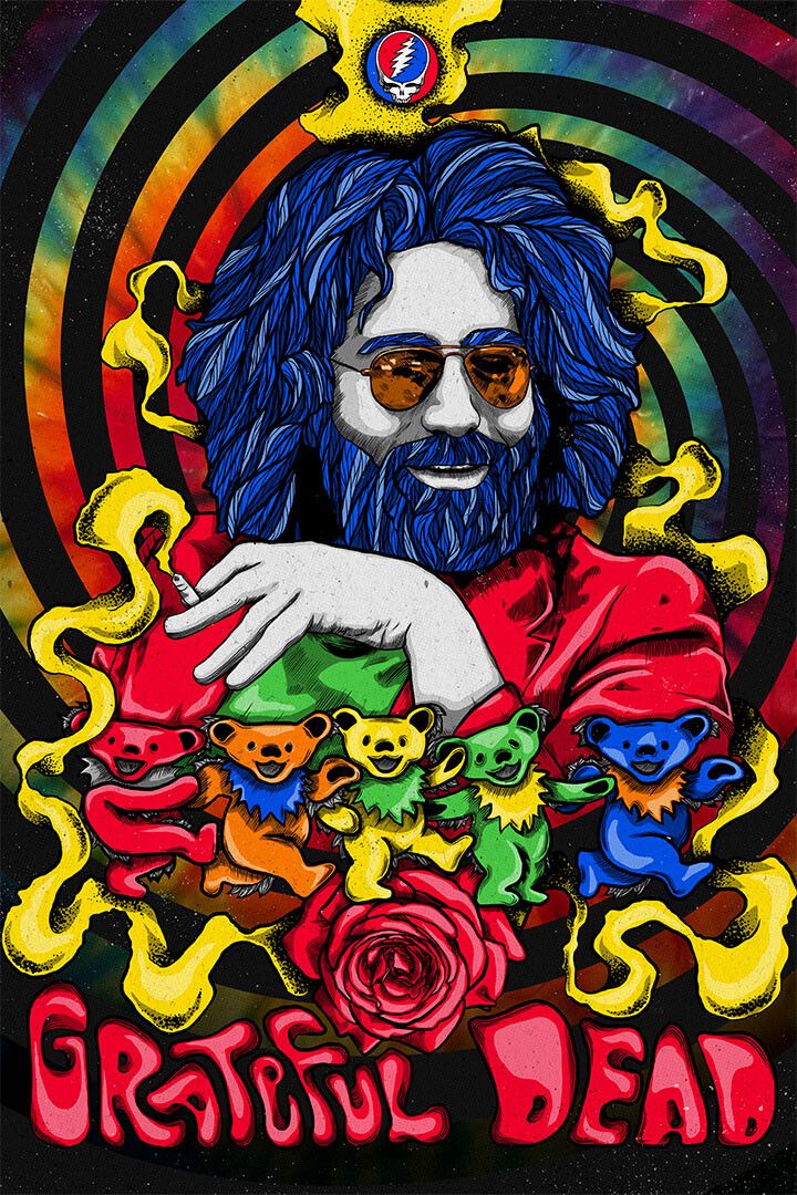 Grateful Dead Skull Tophat Metal Group Jigsaw Puzzle