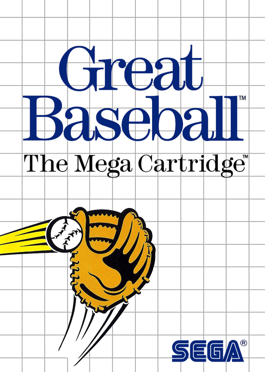 Great Baseball Sega Master System Print Poster