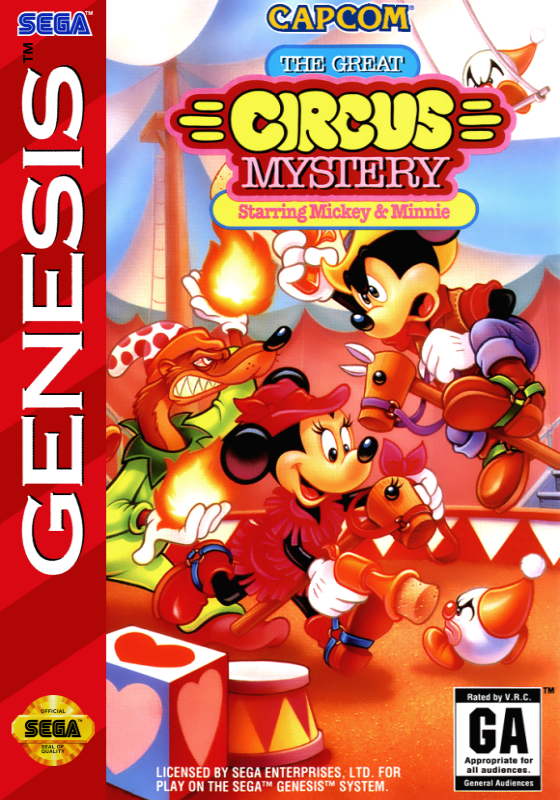 Great Circus Mystery Starring Mickey & Minnie, The (Usa) Genesis Print Poster