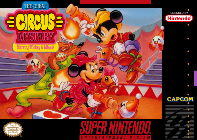 Great Circus Mystery Starring Mickey & Minnie (Usa) Snes Print Poster