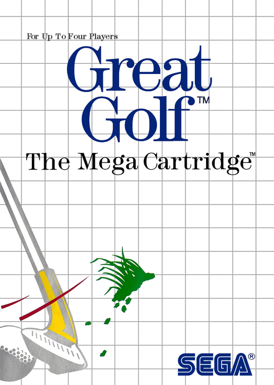 Great Golf Sega Master System Print Poster