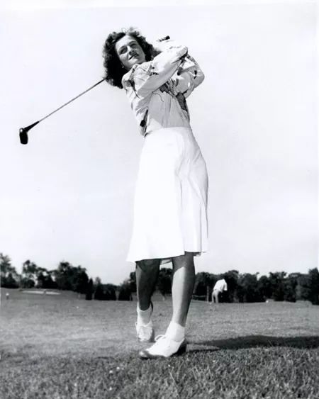 Great Golfer Babe Zaharias Glossy Photo Print Golfing Swing Poster