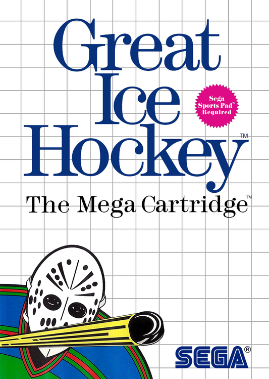 Great Ice Hockey Sega Master System Print Poster