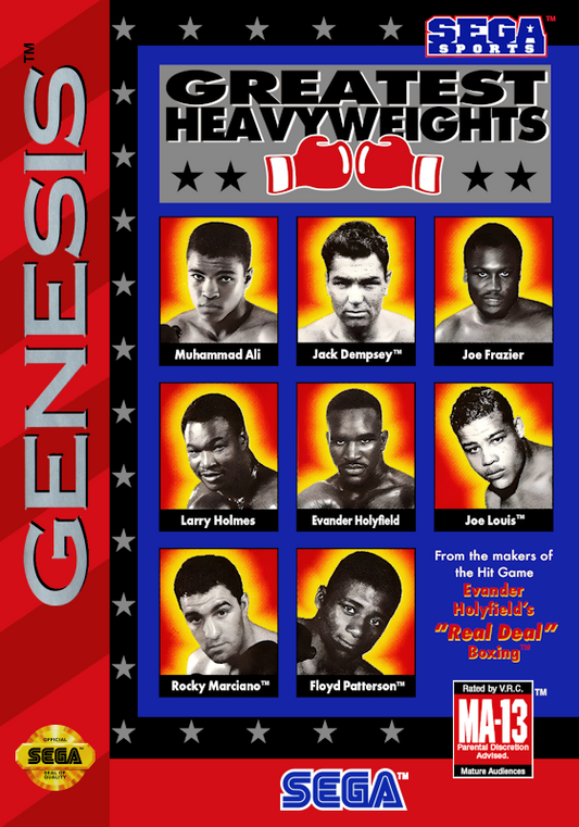 Greatest Heavyweights (Usa) Genesis Print Poster