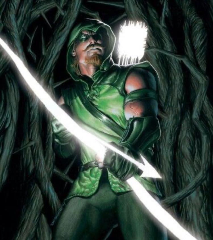 Green Archer In Forest Print Poster