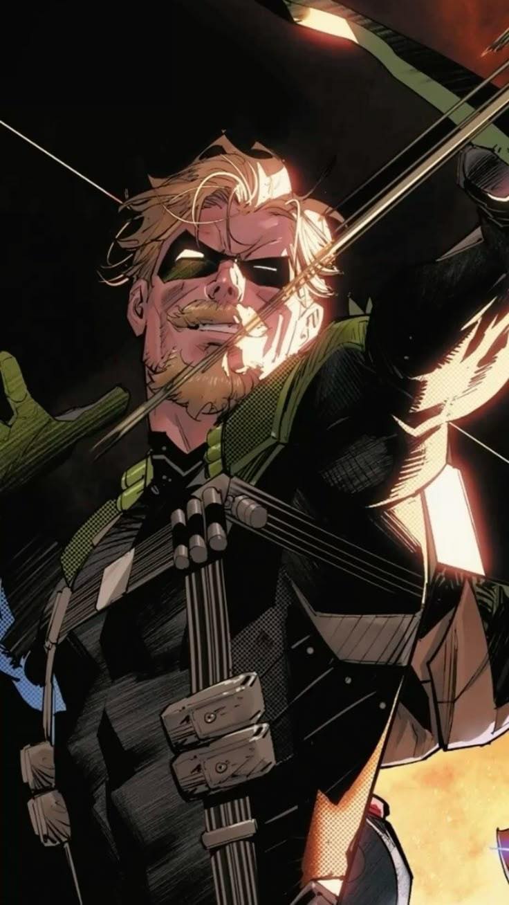 Green Arrow Action Pose (2) Jigsaw Puzzle