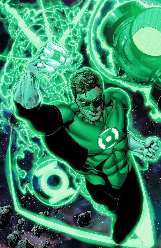 Green Lantern Action Portrait Print Poster