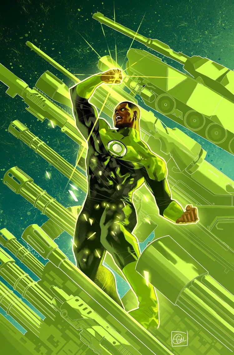 Green Lantern Action Pose Print Poster