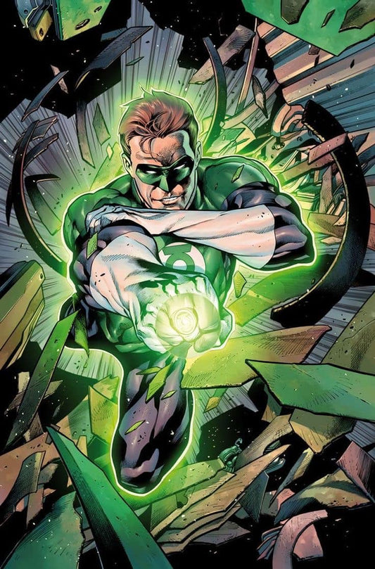 Green Lantern Action Scene Print Poster