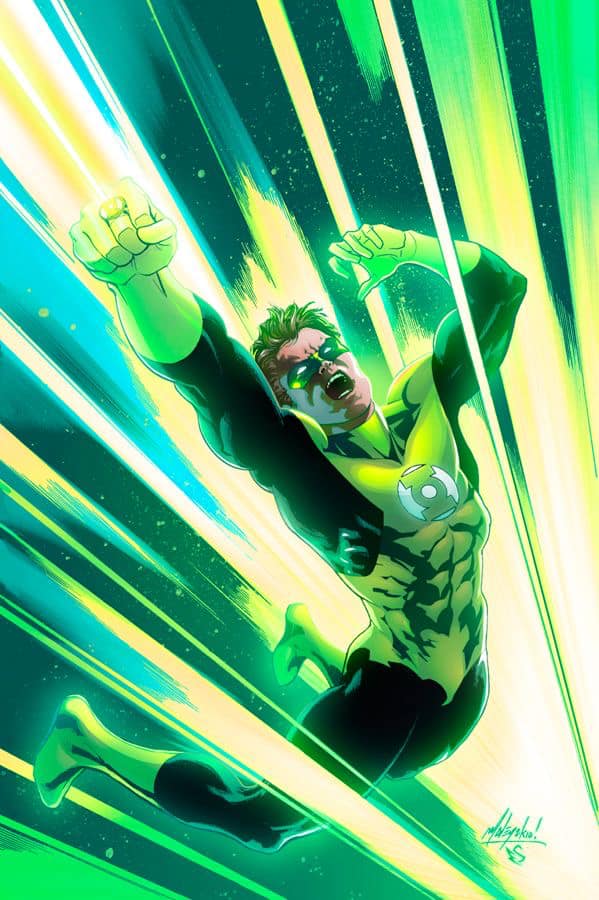 Green Lantern Action Shot Print Poster